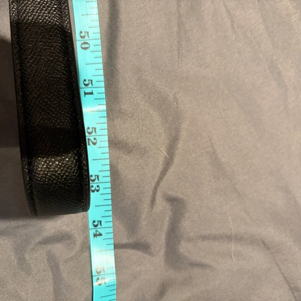 Coach Black Crossgrain Leather 54